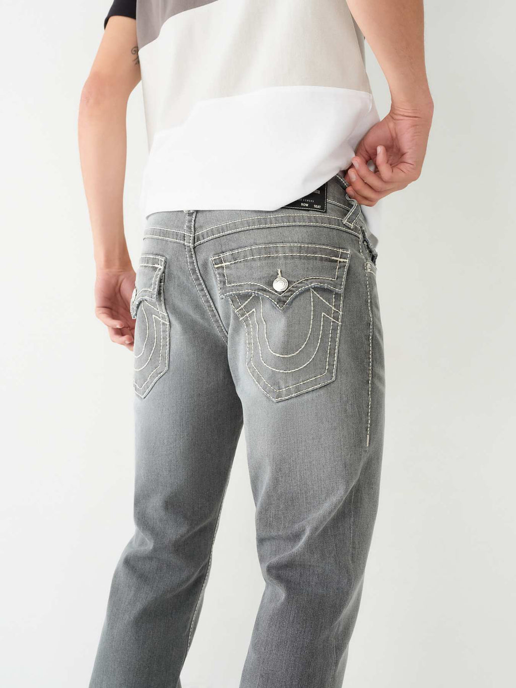 True Religion - Ricky Big T Stitch Straight Jean