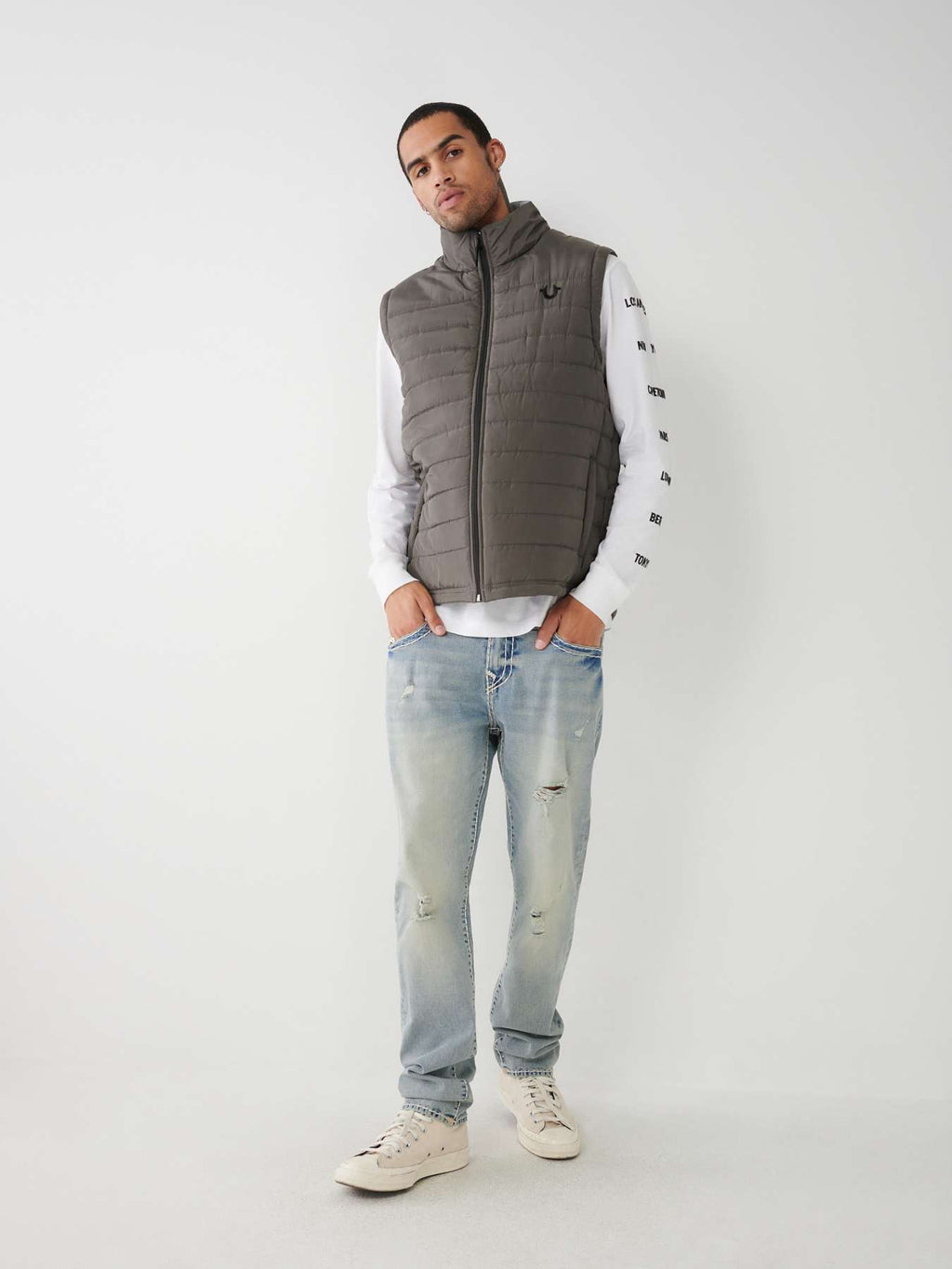 True Religion - HORSESHOE PUFFER VEST