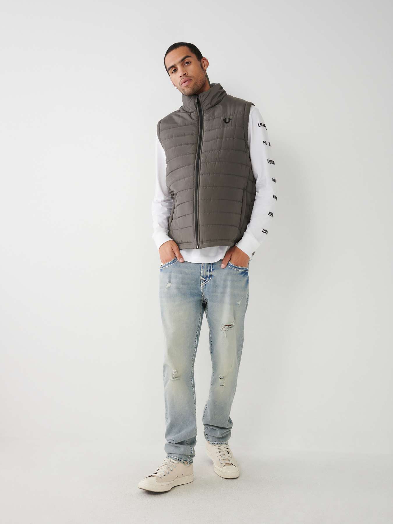 True Religion - HORSESHOE PUFFER VEST