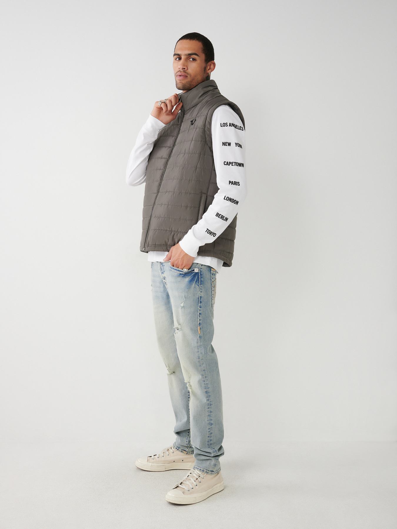 True Religion - HORSESHOE PUFFER VEST