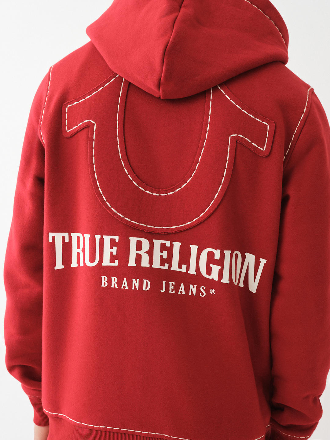 True Religion - Horseshoe Applique Super T Fleece Hoodie