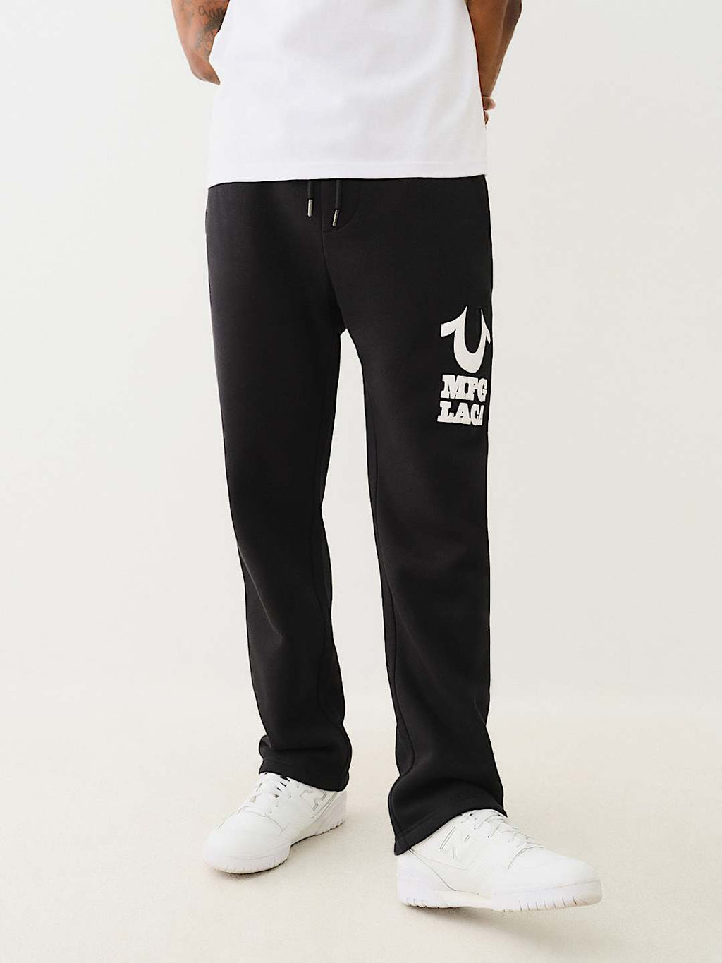 True Religion - Puff Print Logo Sweat Pant