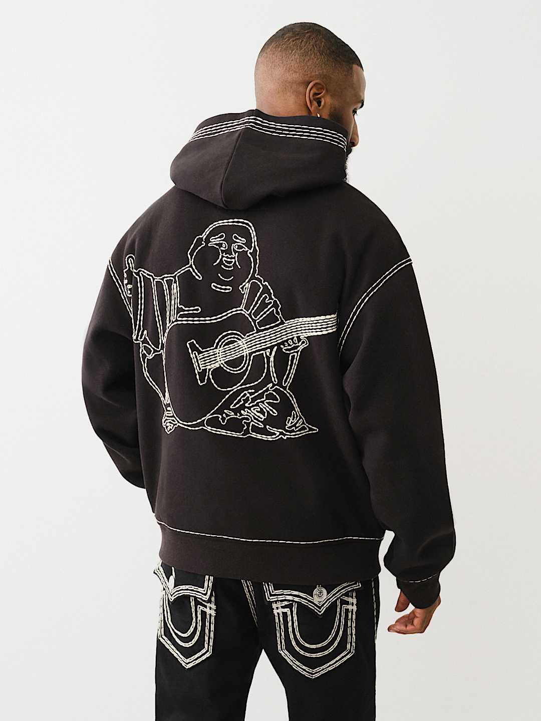 True Religion - SUPER QT BUDDHA HOODIE - Brandatak Store