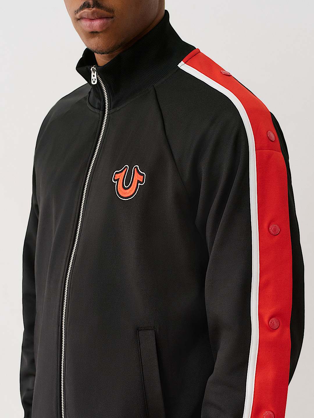 True Religion - EMBROIDERED TRACK JACKET