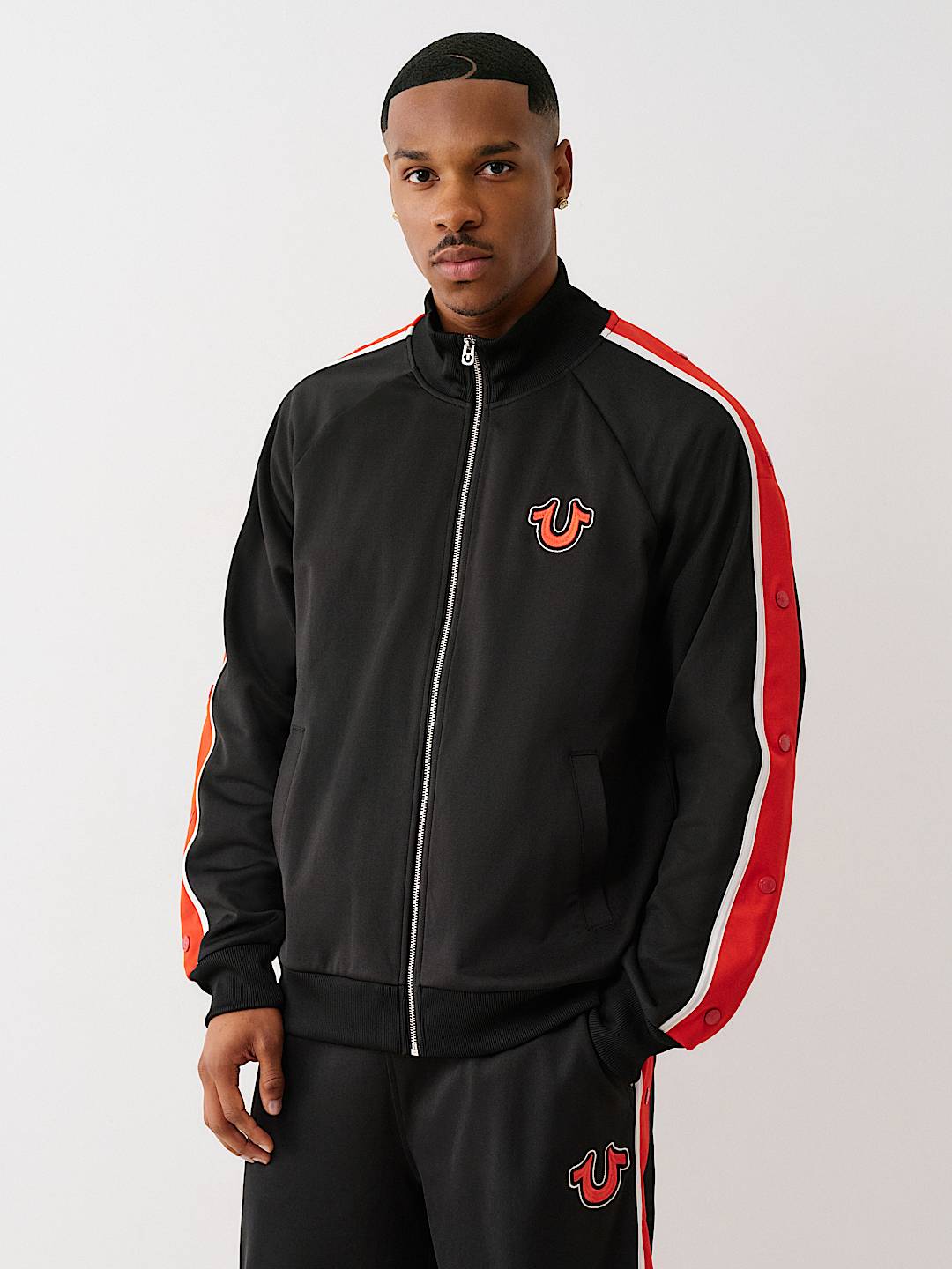 True Religion - EMBROIDERED TRACK JACKET