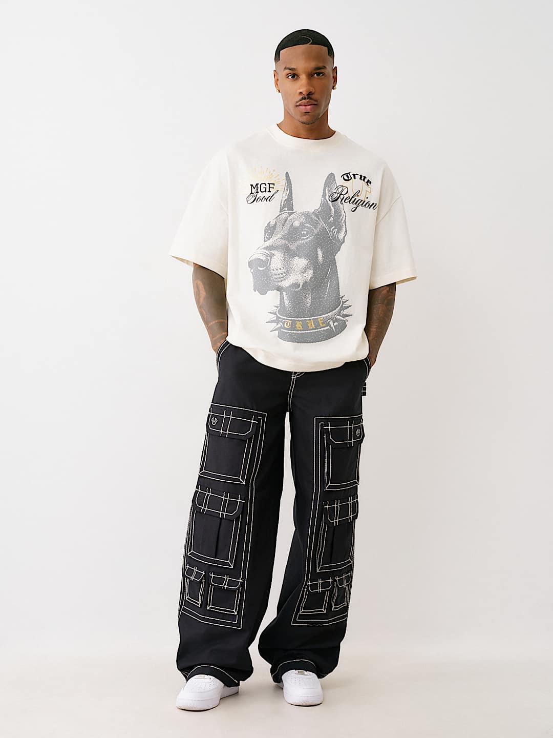 True Religion - Baggy Big T Utility Pant