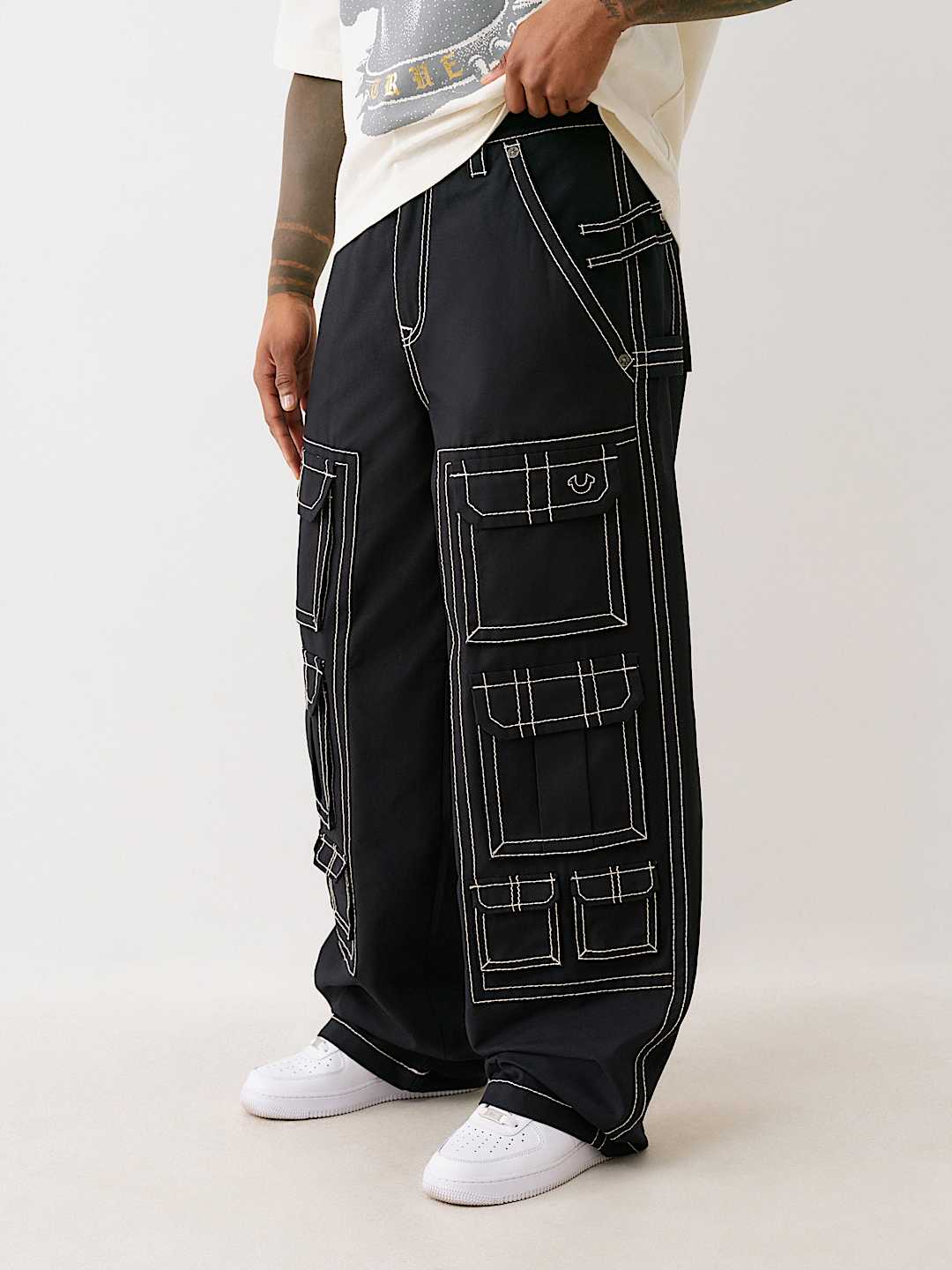 True Religion - Baggy Big T Utility Pant