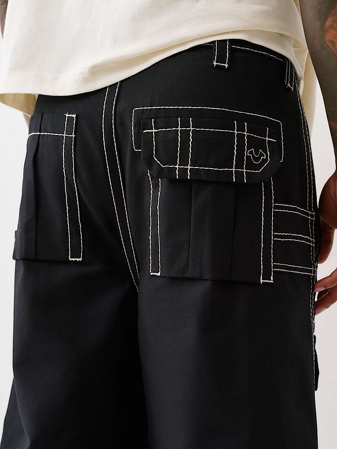 True Religion - Baggy Big T Utility Pant