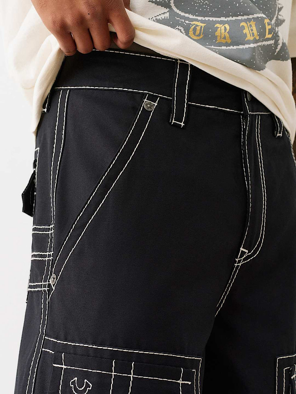 True Religion - Baggy Big T Utility Pant
