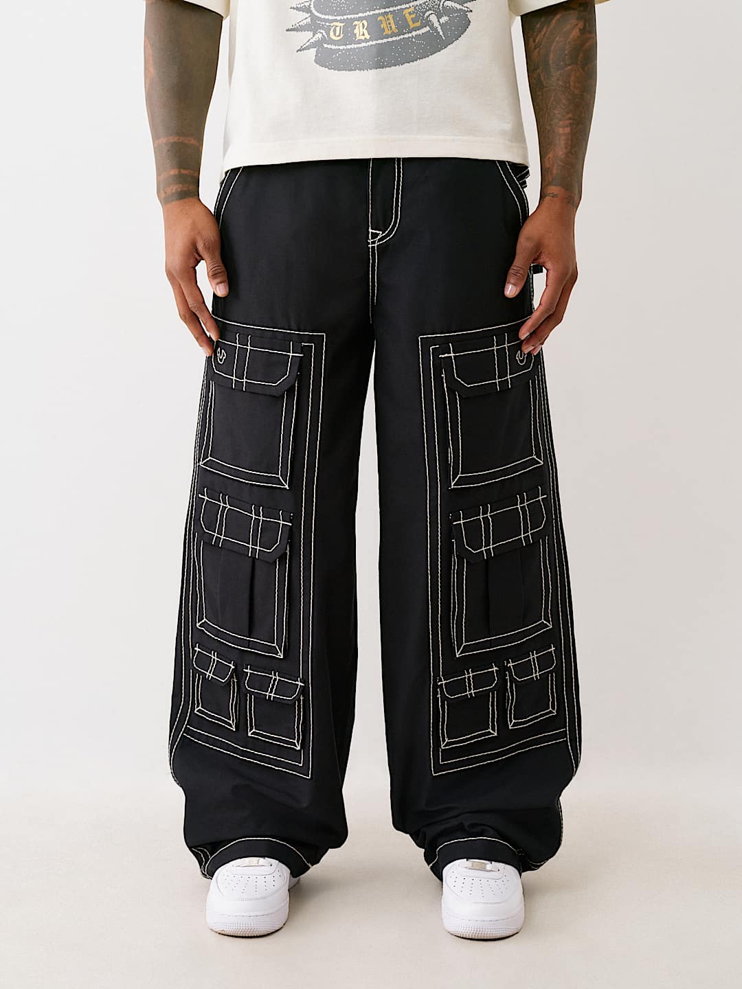 True Religion - Baggy Big T Utility Pant