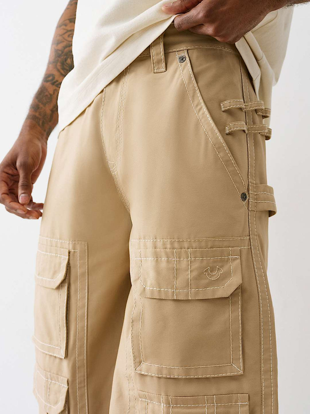 True Religion - Baggy Big T Utility Pant