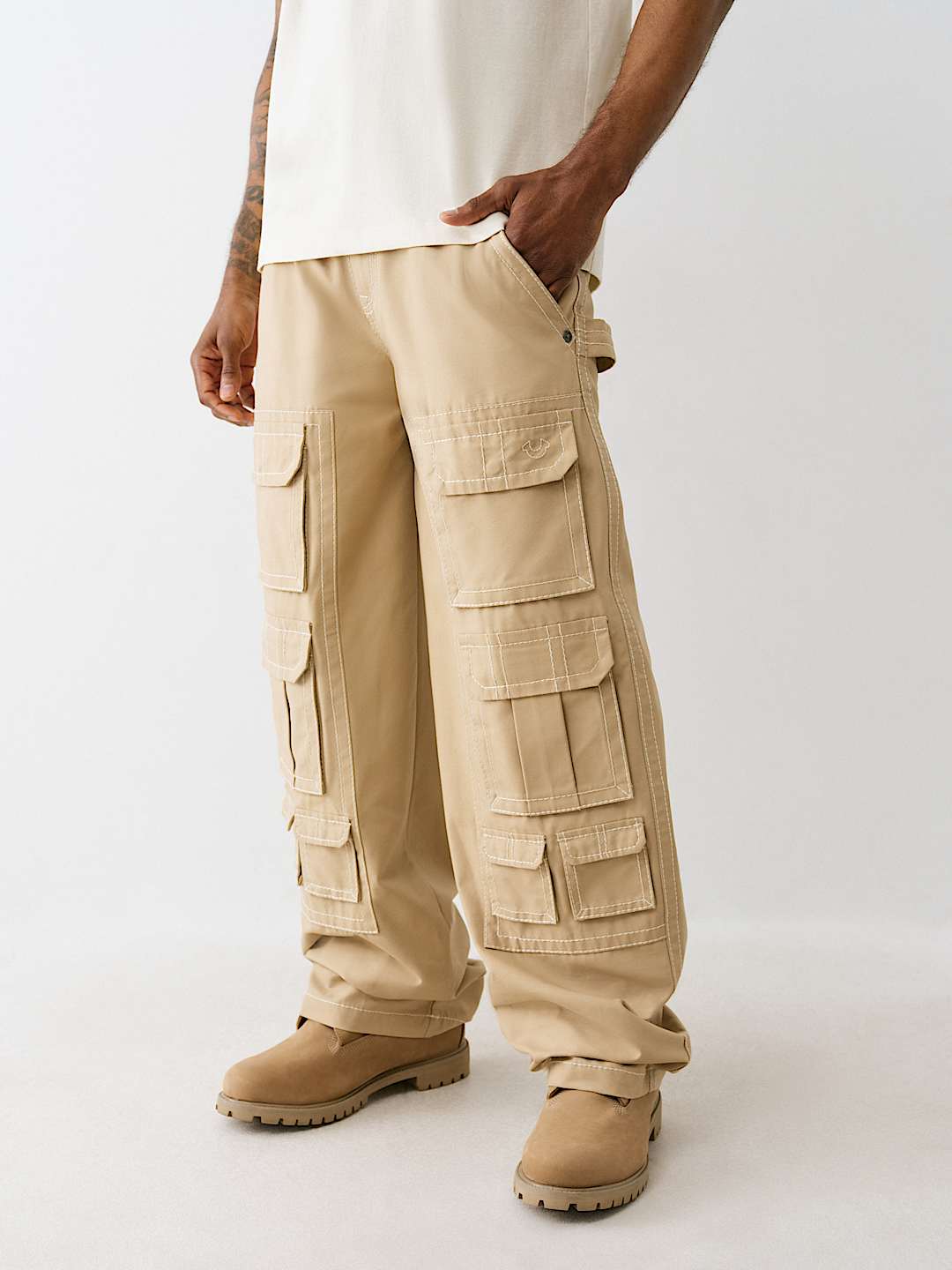 True Religion - Baggy Big T Utility Pant
