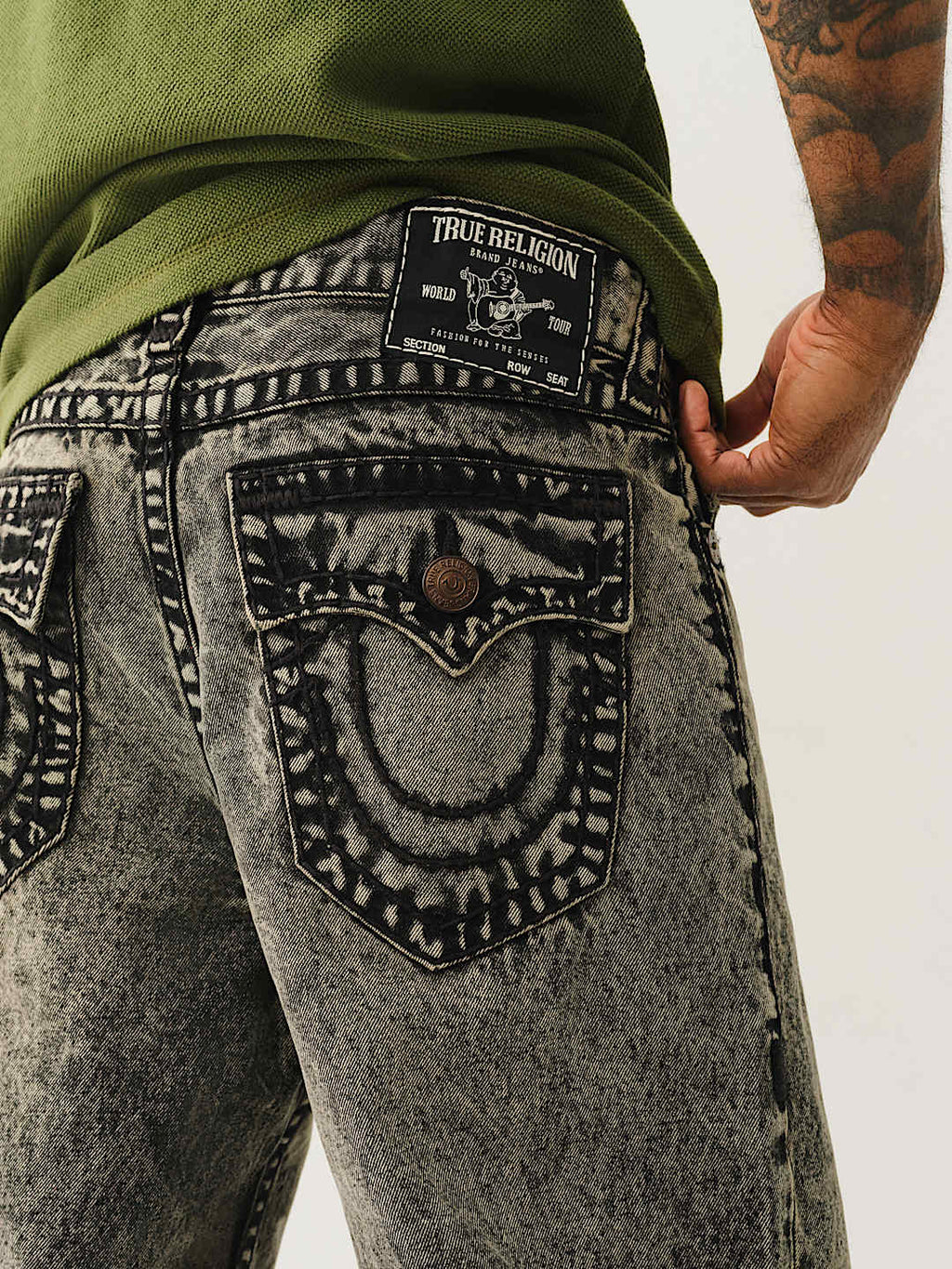 True Religion - Vinny Super T Flap Ultra Baggy Jean