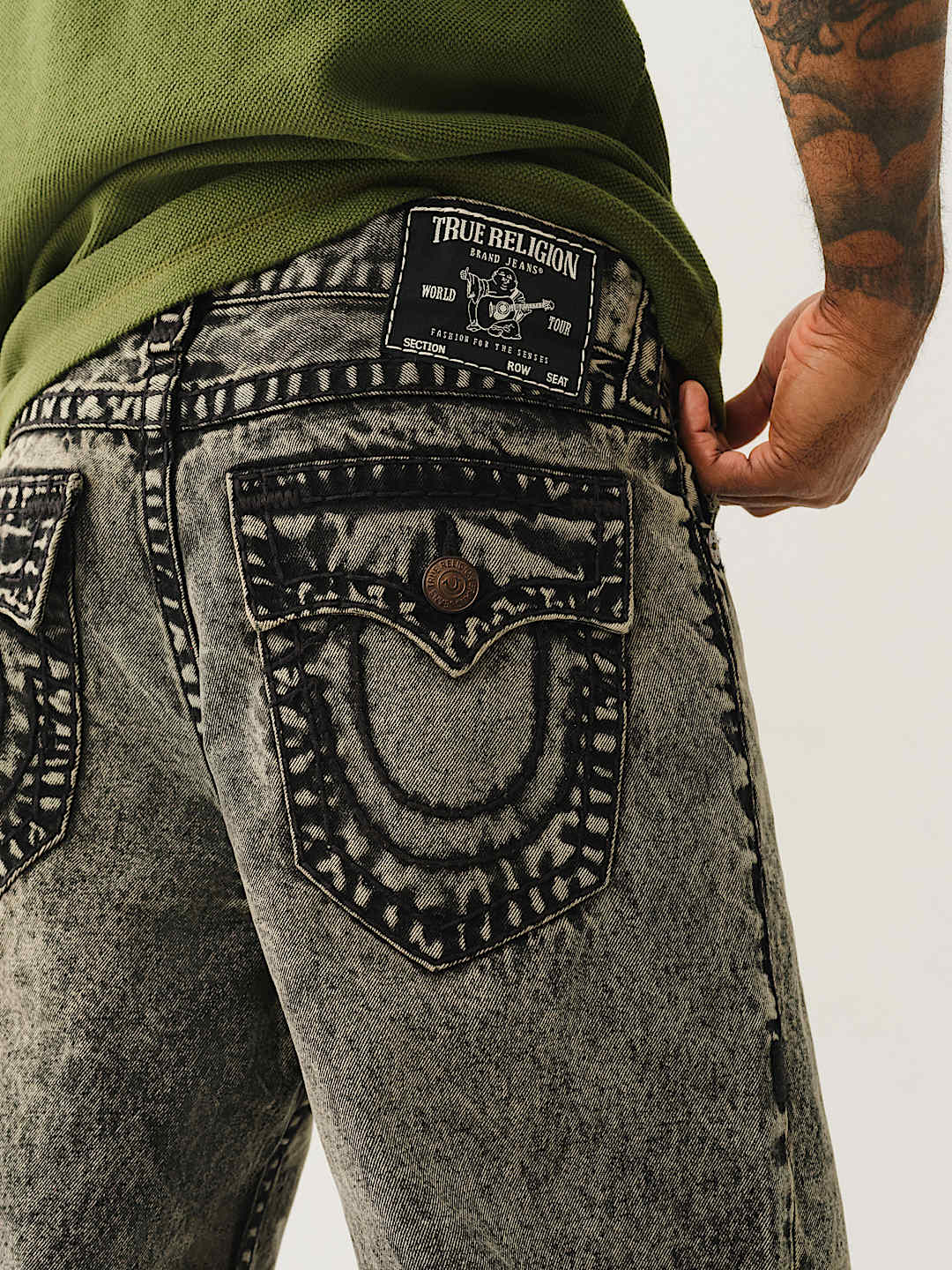 True Religion - Vinny Super T Flap Ultra Baggy Jean