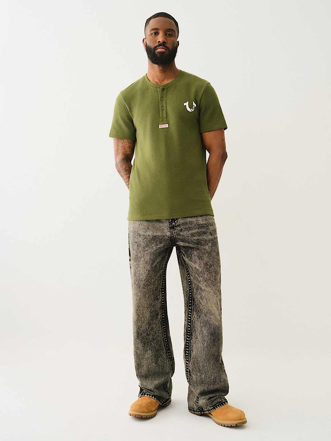 True Religion - Vinny Super T Flap Ultra Baggy Jean