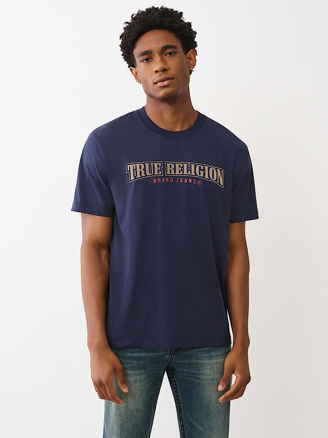 True Religion - Flocked World Tour Tee