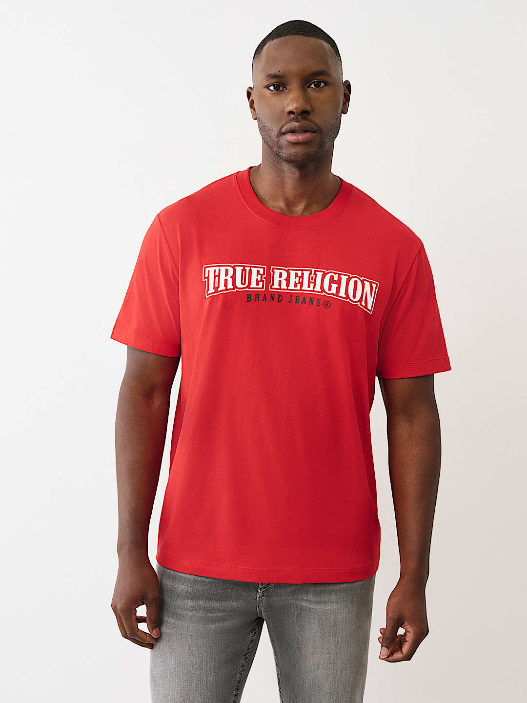 True Religion - Flocked World Tour Tee