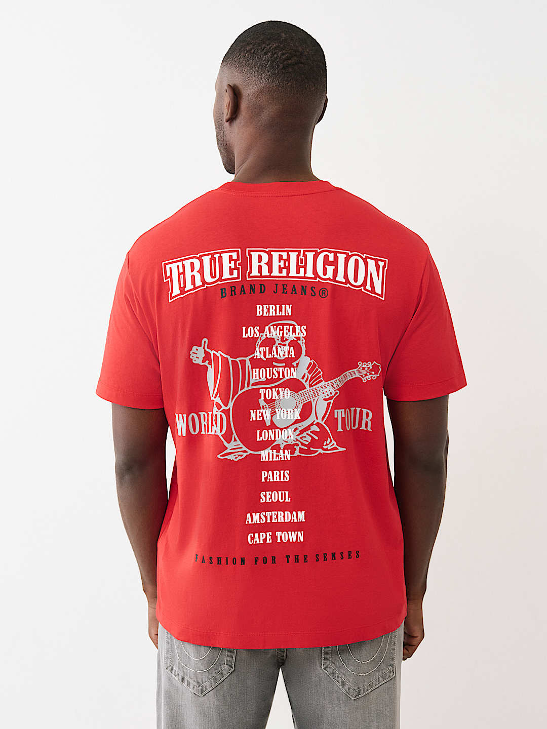 True Religion - Flocked World Tour Tee