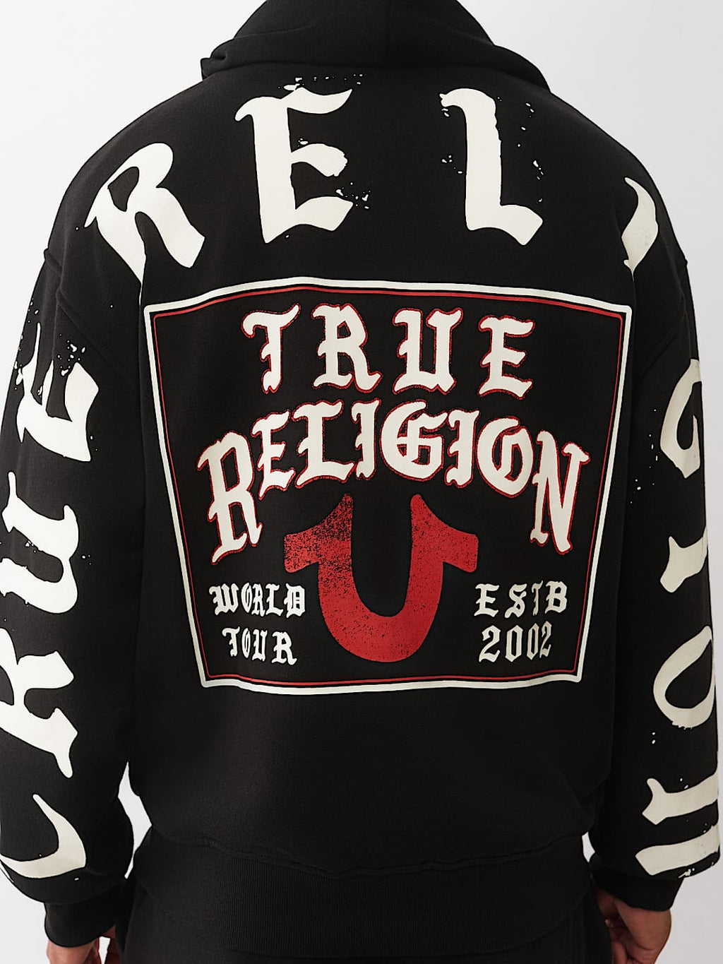True Religion - Script Logo Zip Hoodie