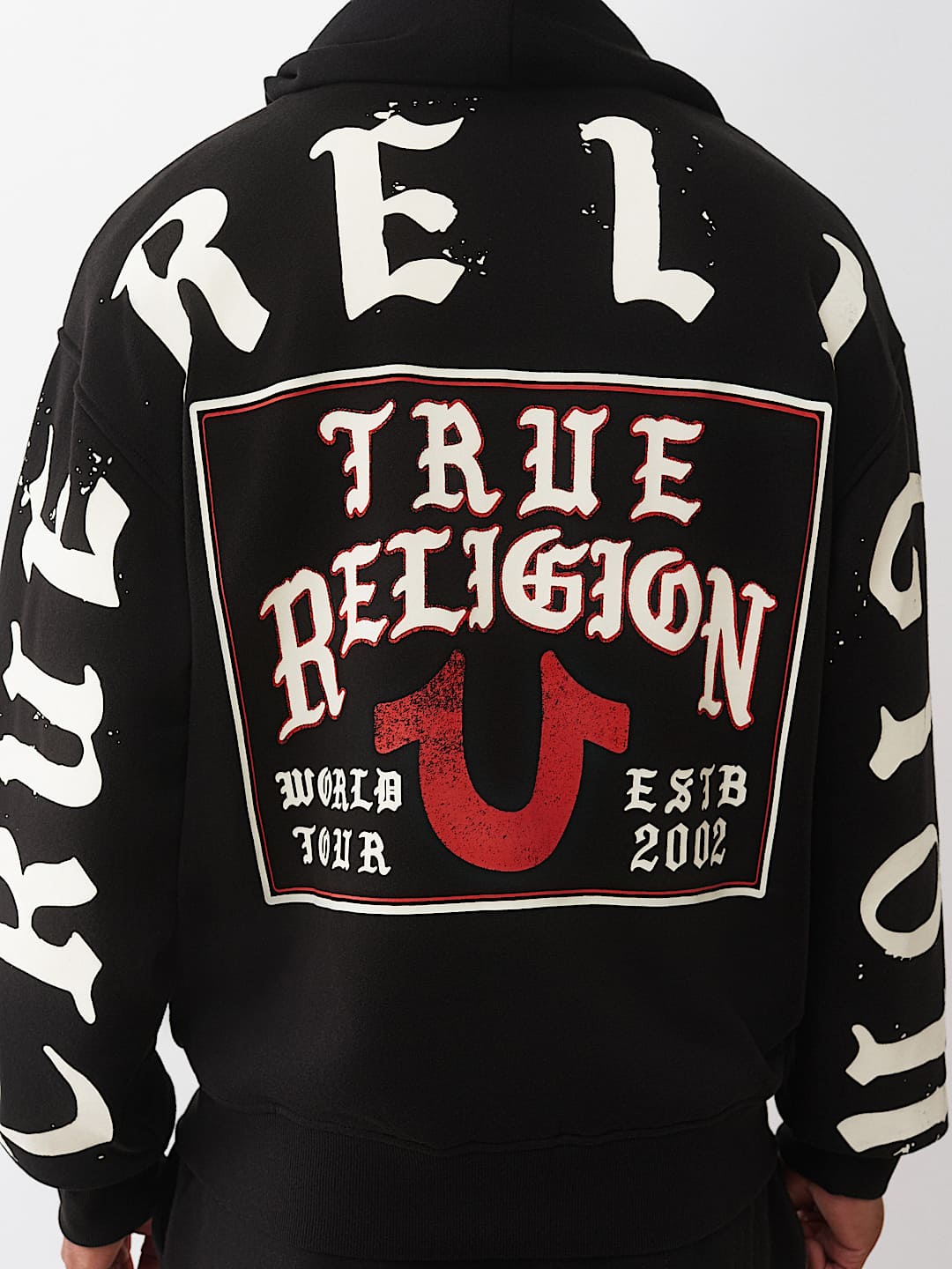 True Religion - Script Logo Zip Hoodie