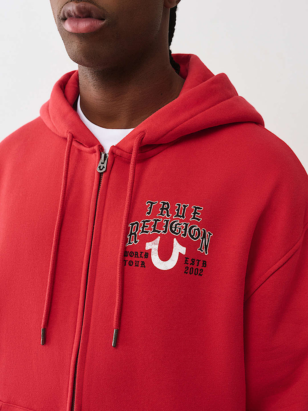 True Religion - Script Logo Zip Hoodie