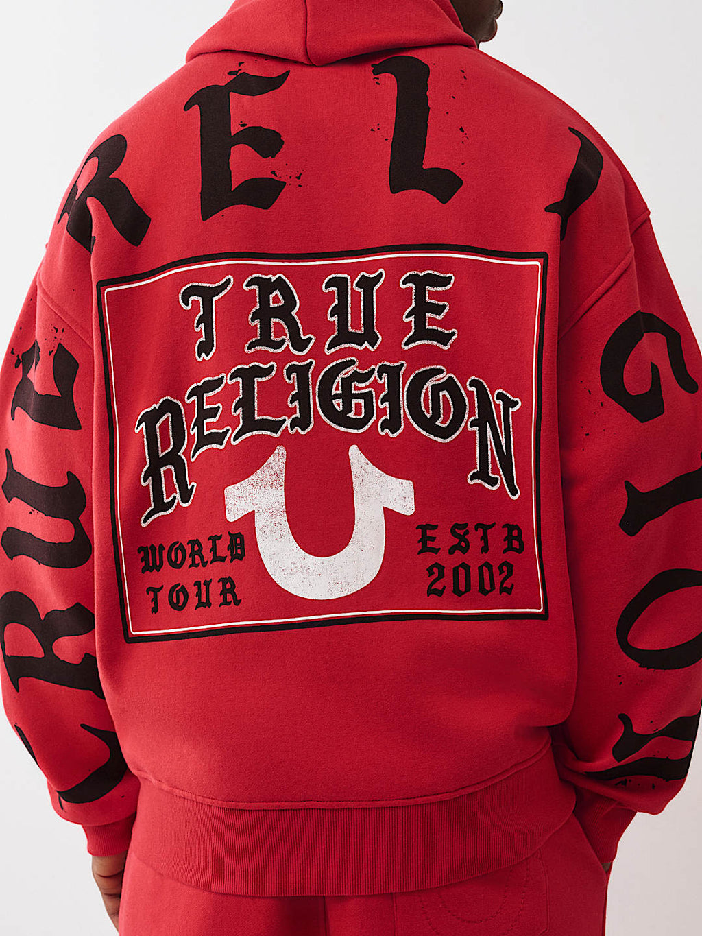 True Religion - Script Logo Zip Hoodie