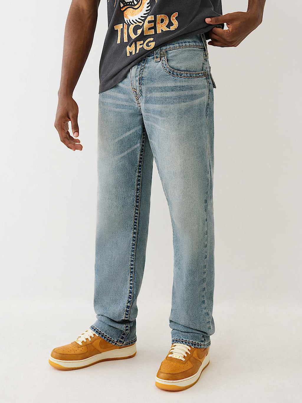 True Religion - Ricky Super T Flap Straight Jean 34"