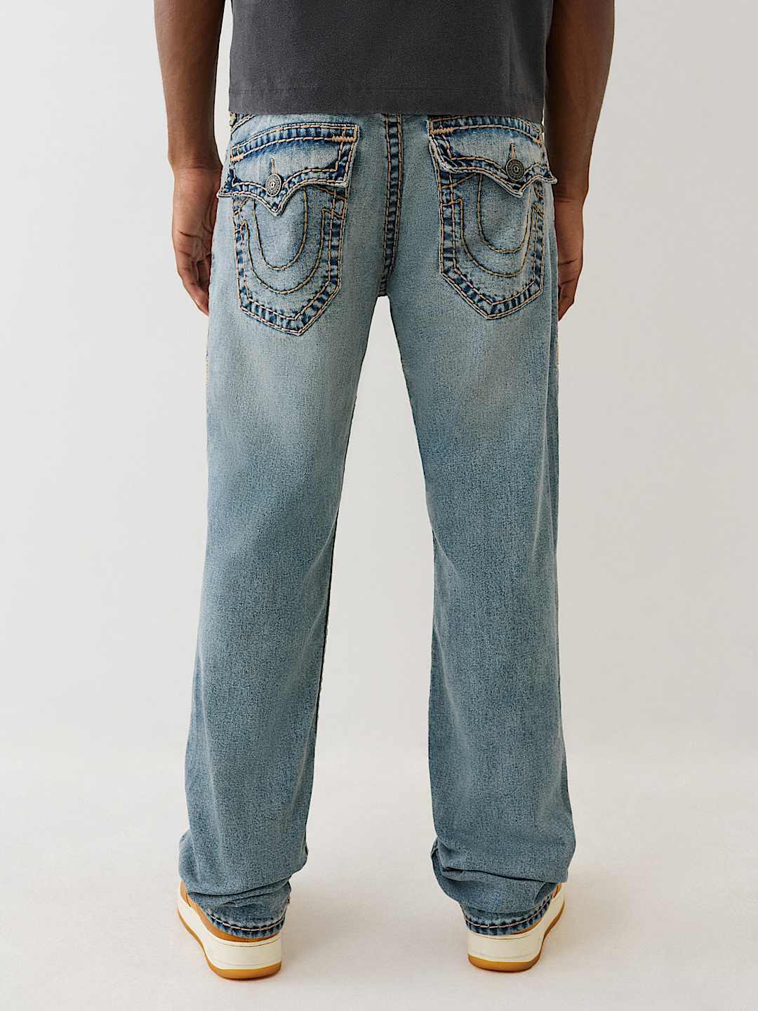 True Religion - Ricky Super T Flap Straight Jean 34"