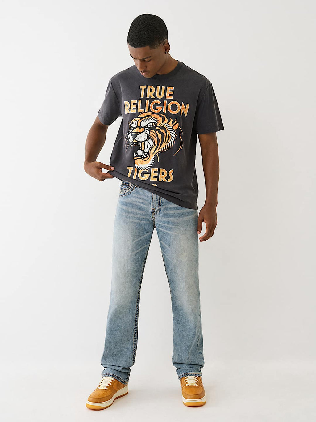 True Religion - Ricky Super T Flap Straight Jean 34"