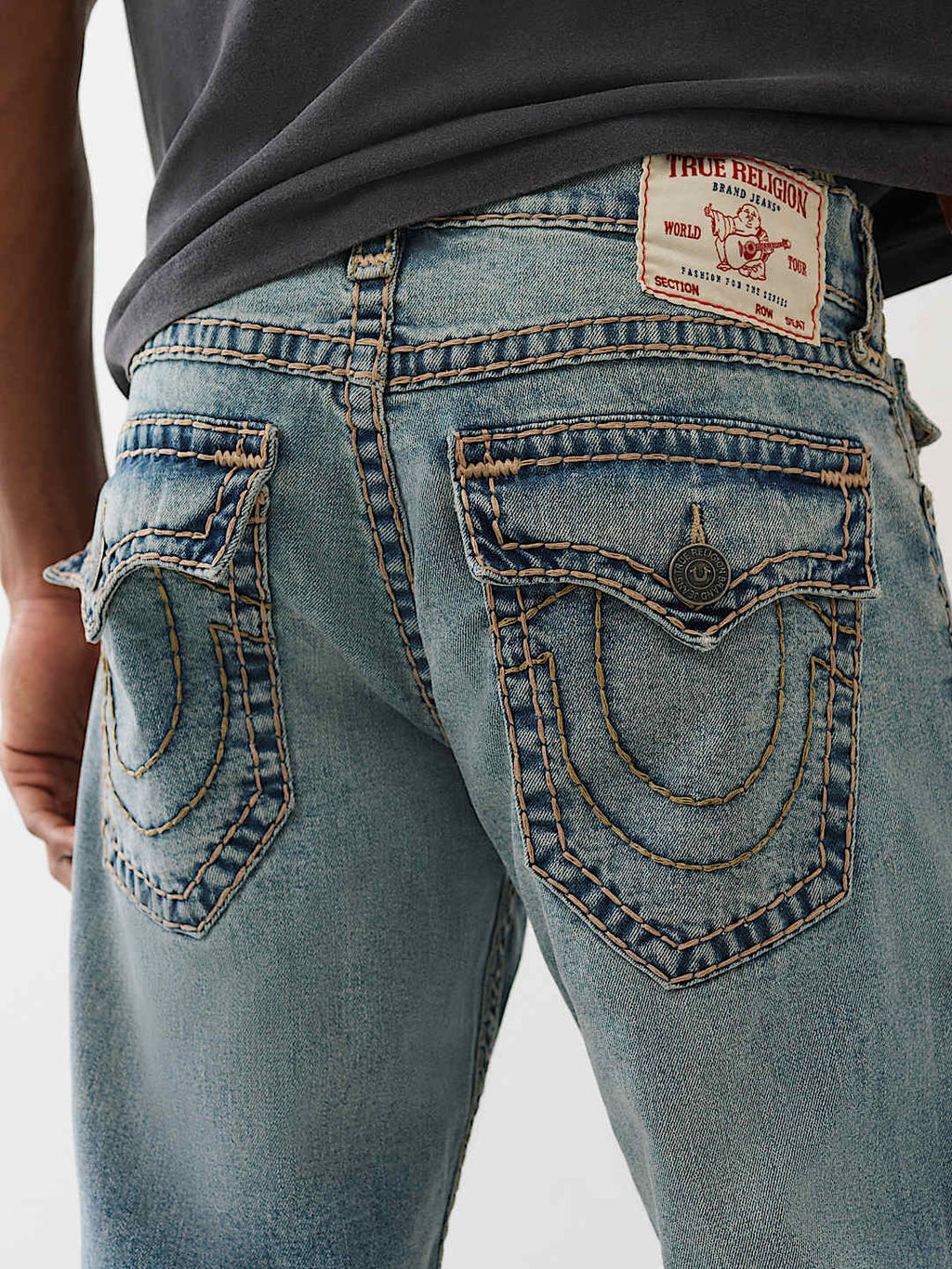True Religion - Ricky Super T Flap Straight Jean 34"