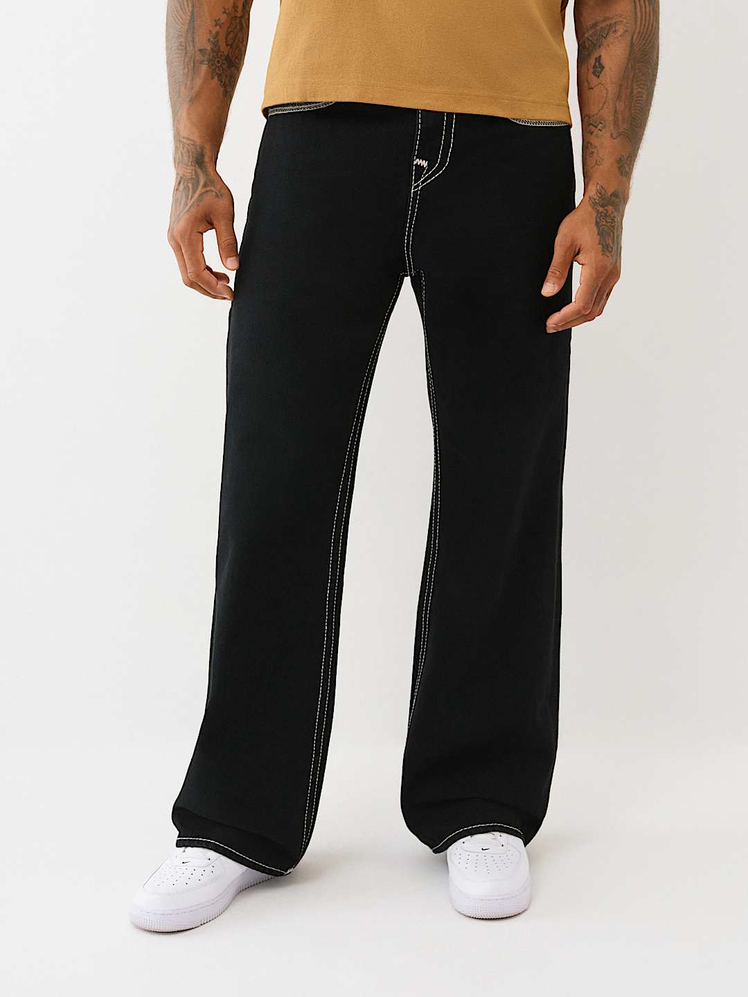 True Religion - Vinny Super T Flatlock Ultra Baggy Jean 34"