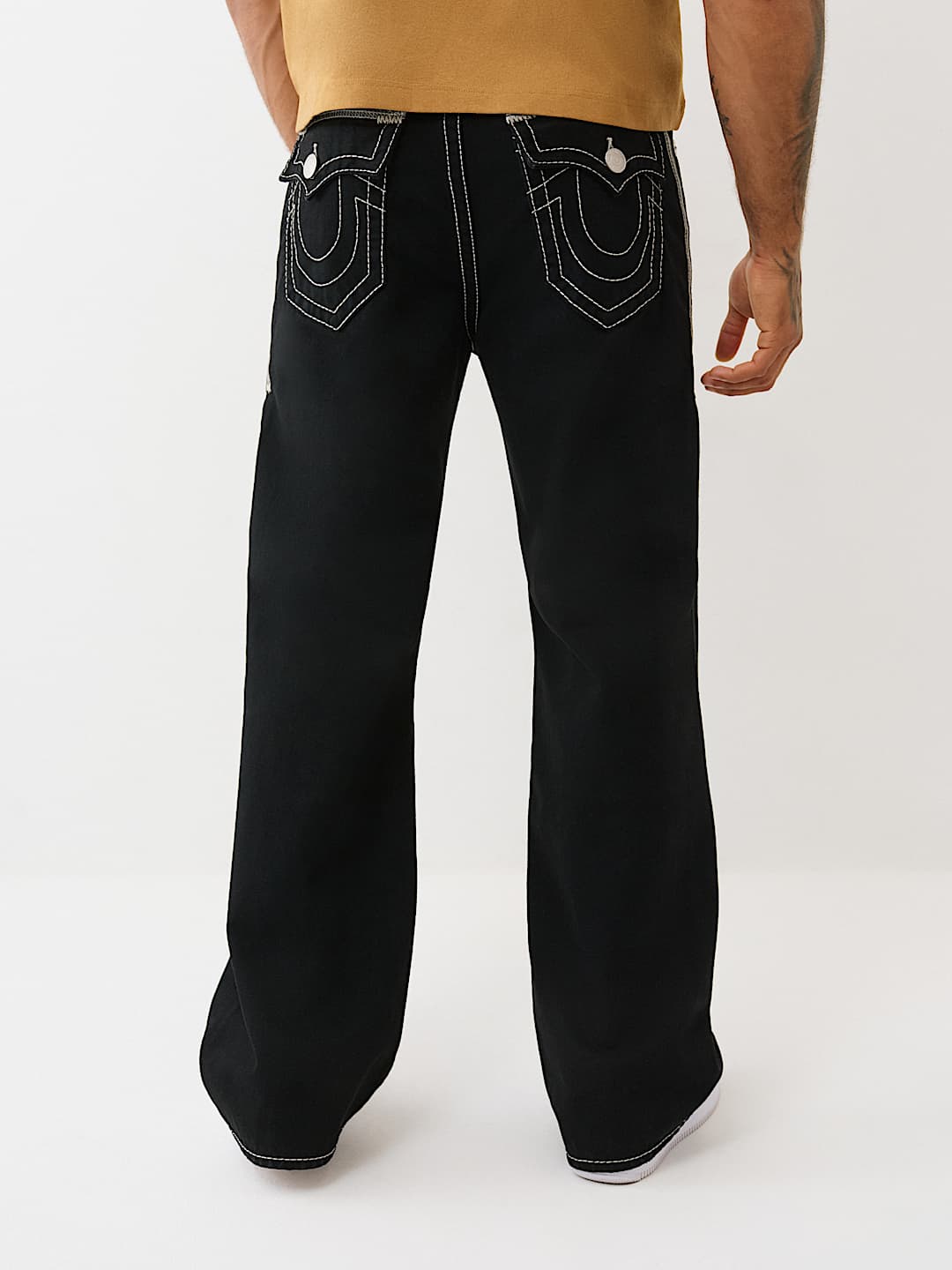 True Religion - Vinny Super T Flatlock Ultra Baggy Jean 34"