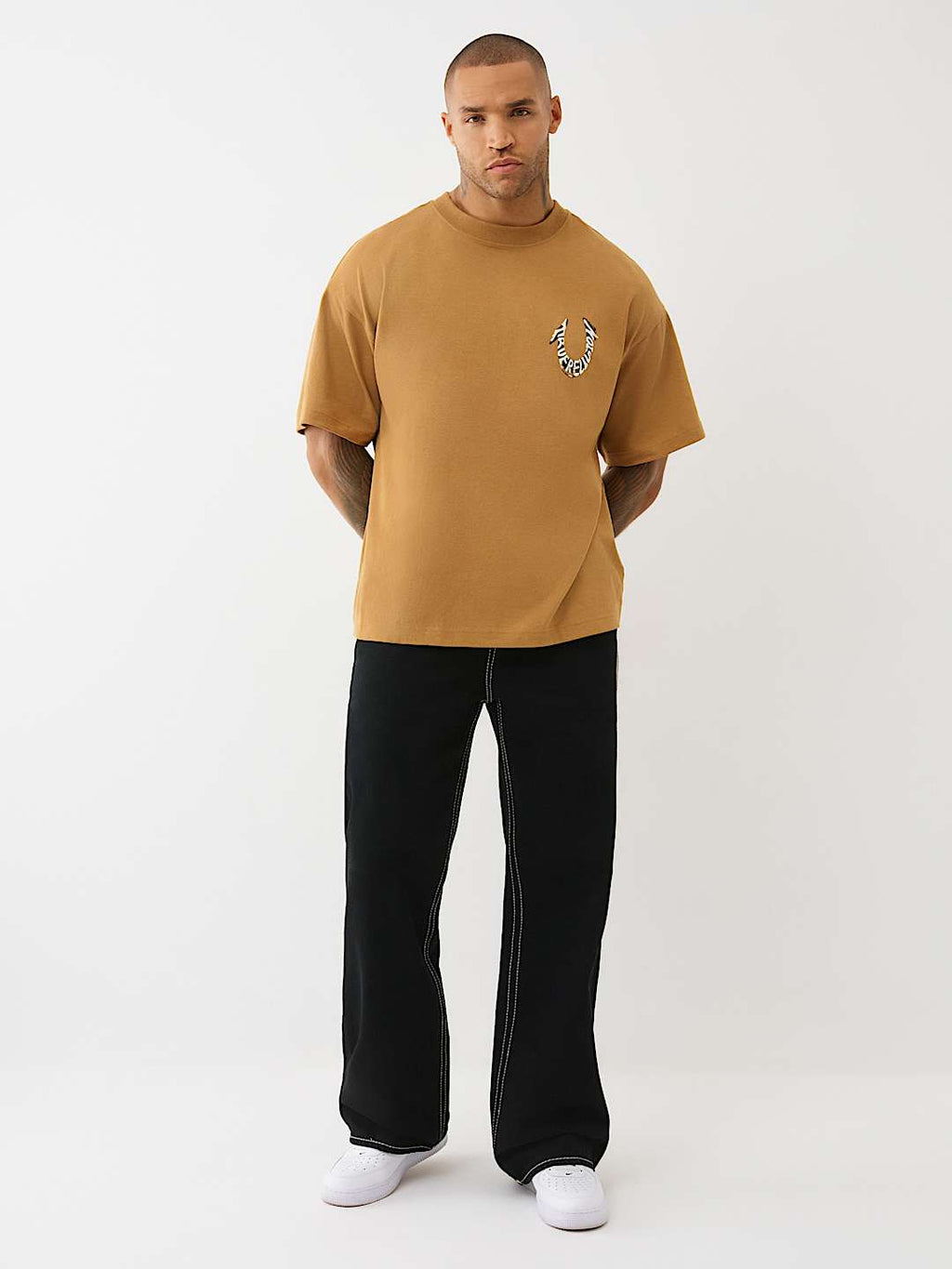 True Religion - Vinny Super T Flatlock Ultra Baggy Jean 34"