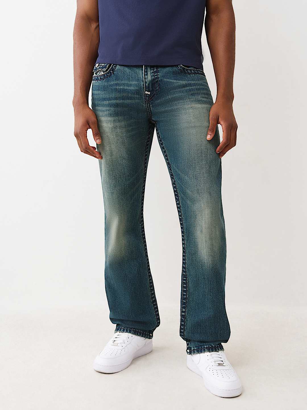 True Religion - Ricky Super Gt Straight Jean 34”