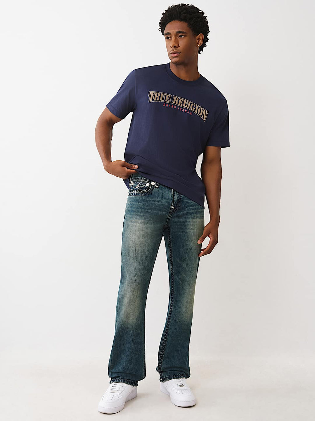 True Religion - Ricky Super Gt Straight Jean 34”