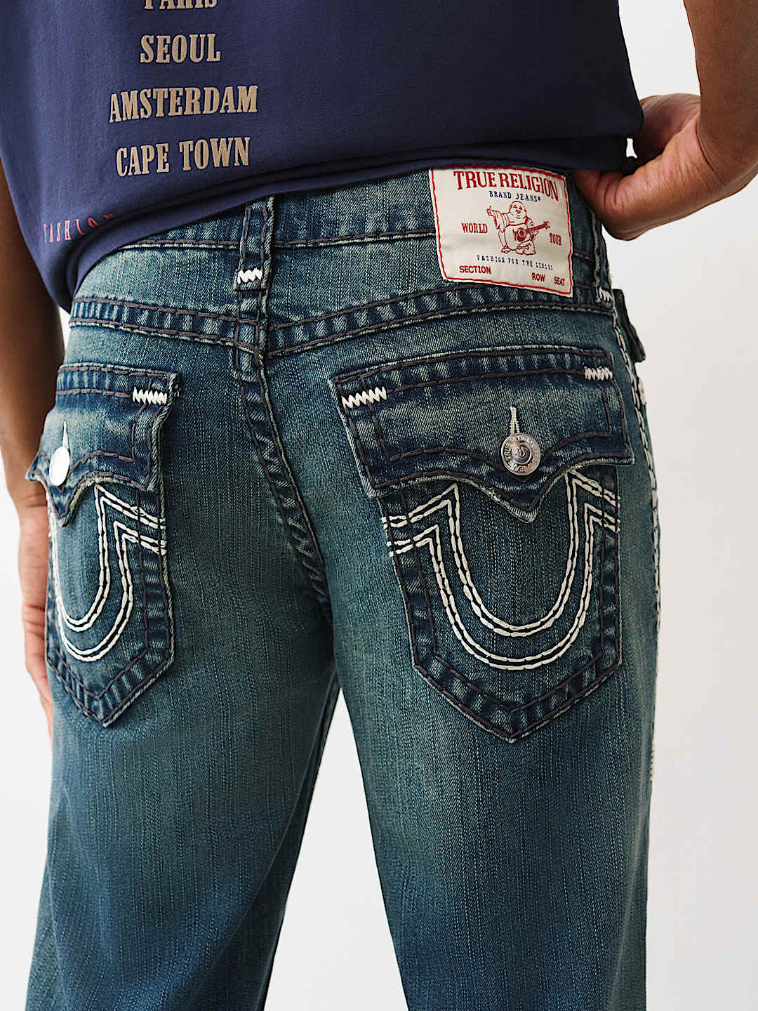 True Religion - Ricky Super Gt Straight Jean 34”