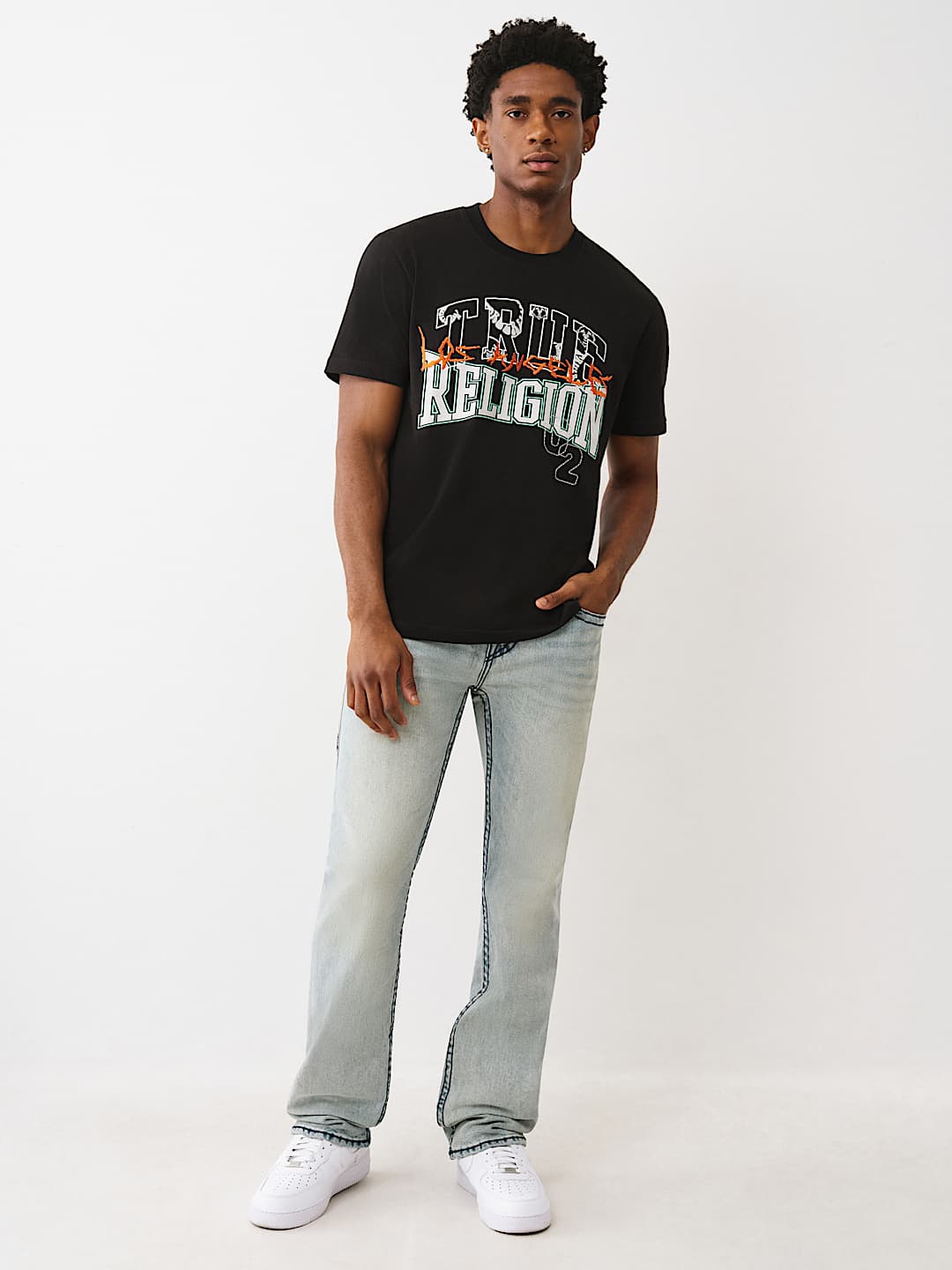 True Religion - Ricky Super T Straight Jean 34”