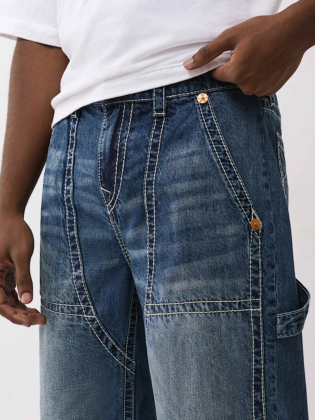 True Religion - Vinny Big T Carpenter Baggy Jean 34”