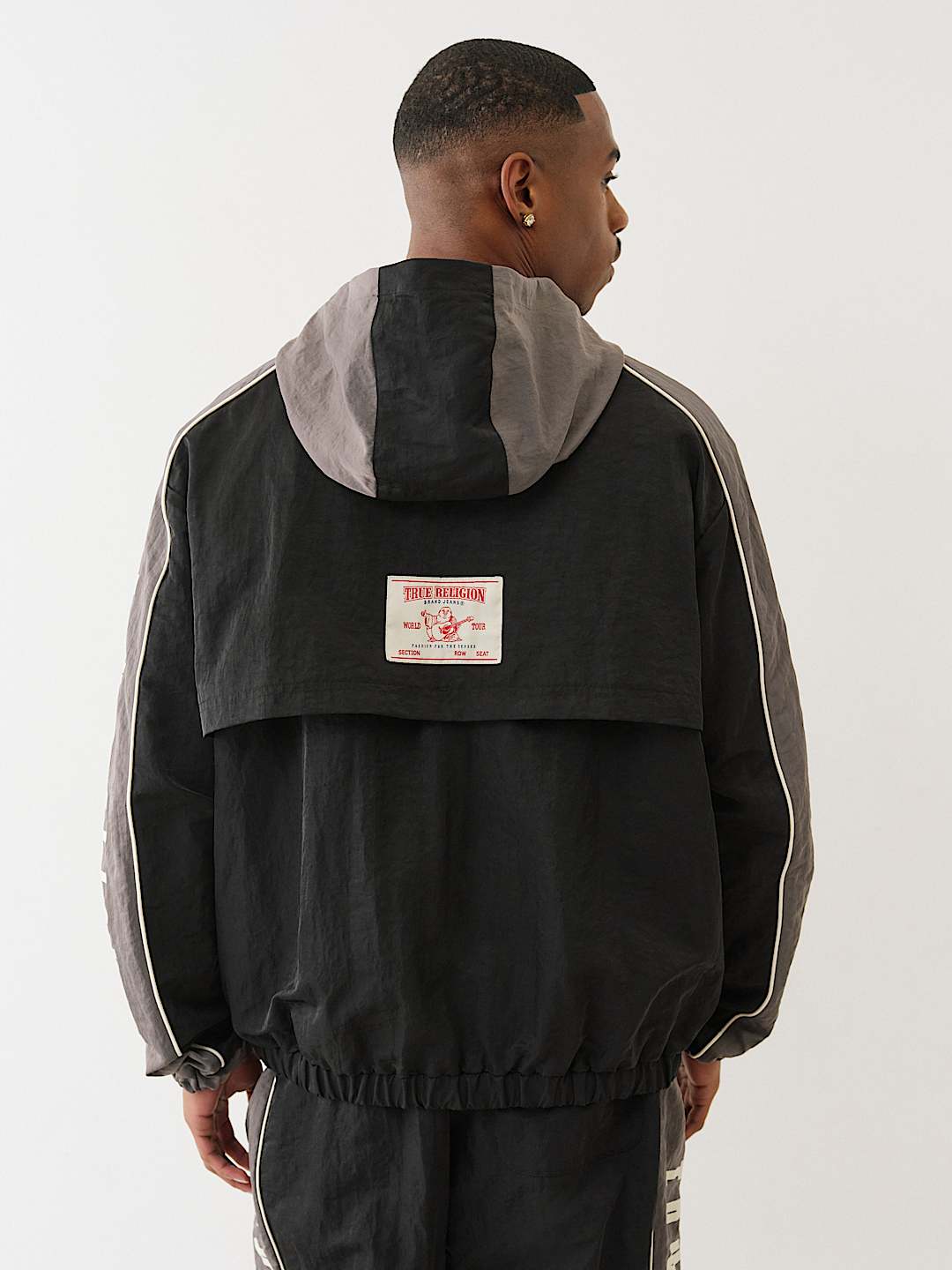 True Religion - Color Blocked Anorak Pullover