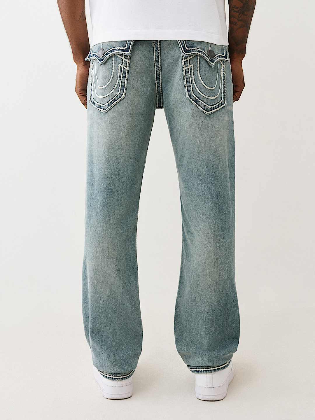 True Religion - Ricky Rope Stitch Straight Jean 34"