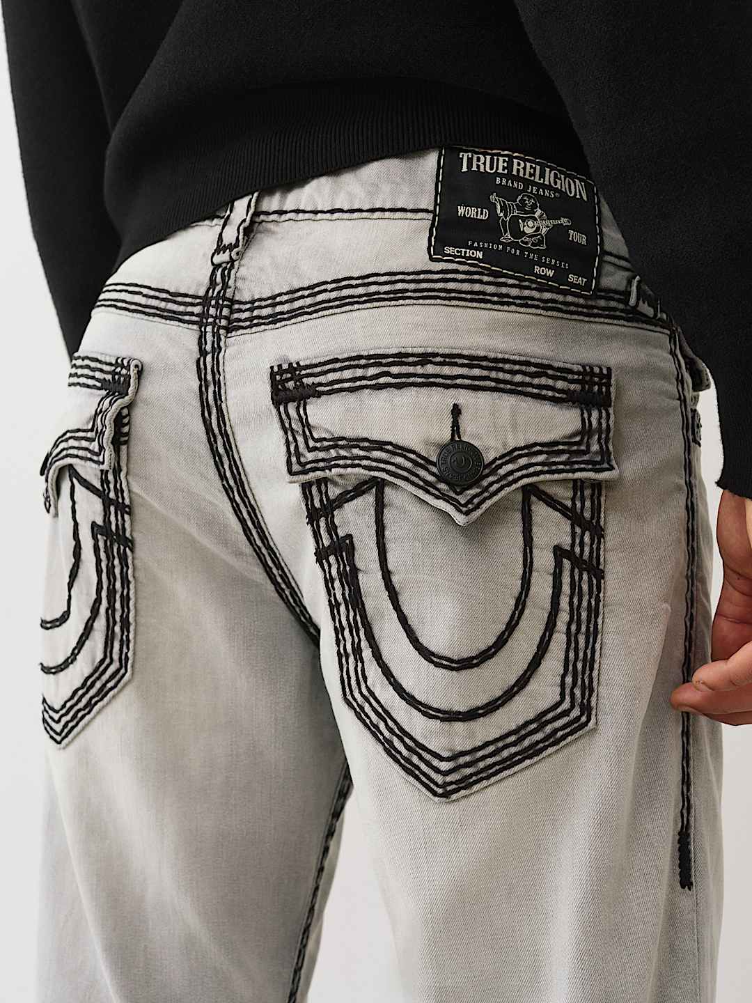 True Religion - Ricky Super Qt Flap Straight Jean 34”