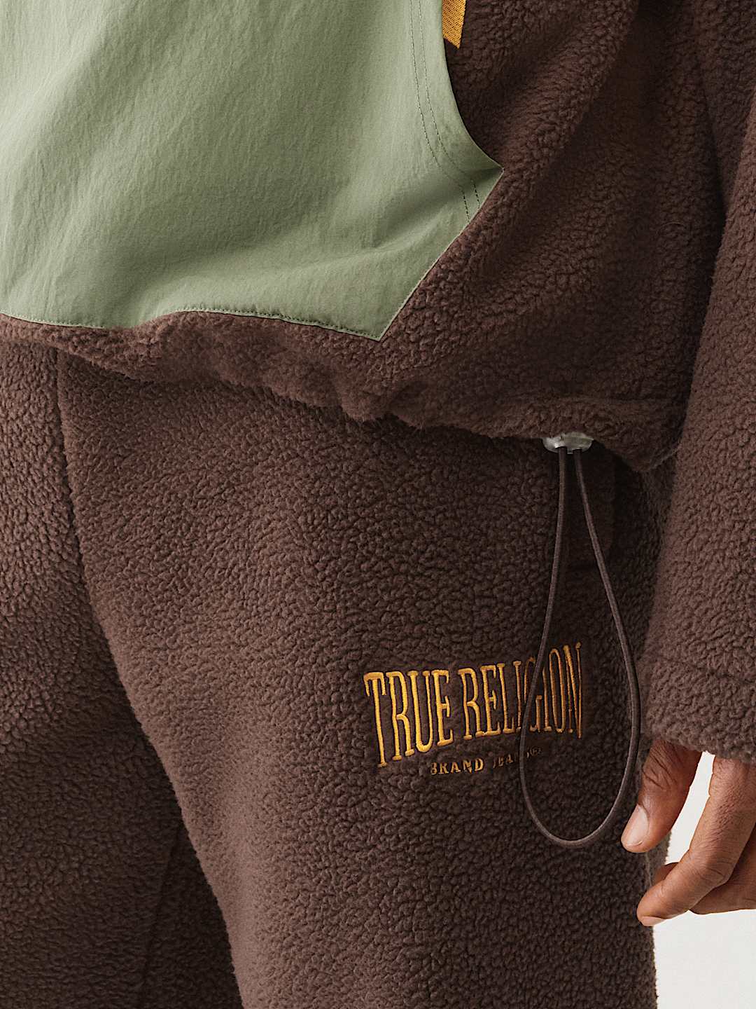 True Religion - FLEECE HALF-ZIP HOODIE
