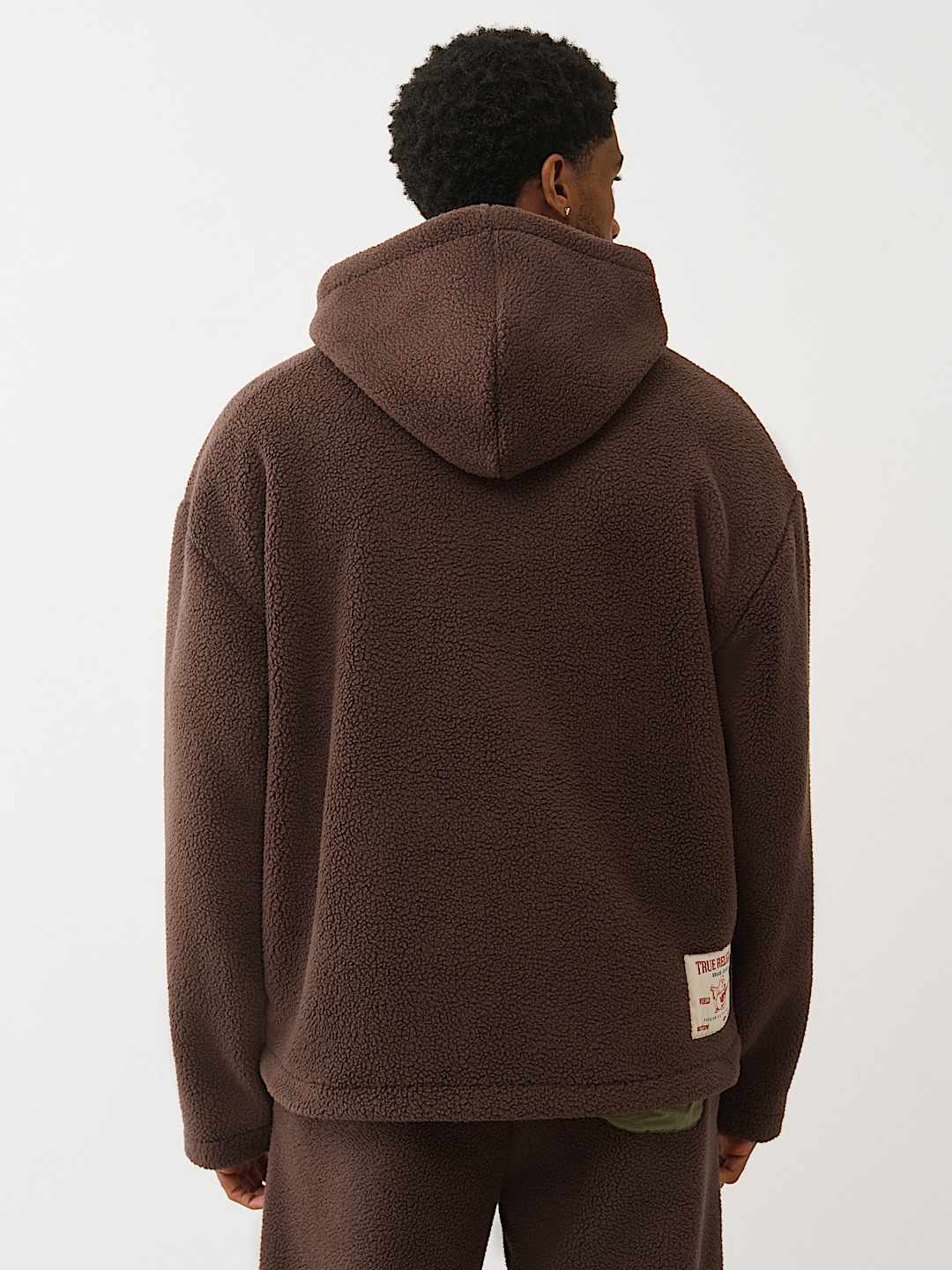 True Religion - FLEECE HALF-ZIP HOODIE