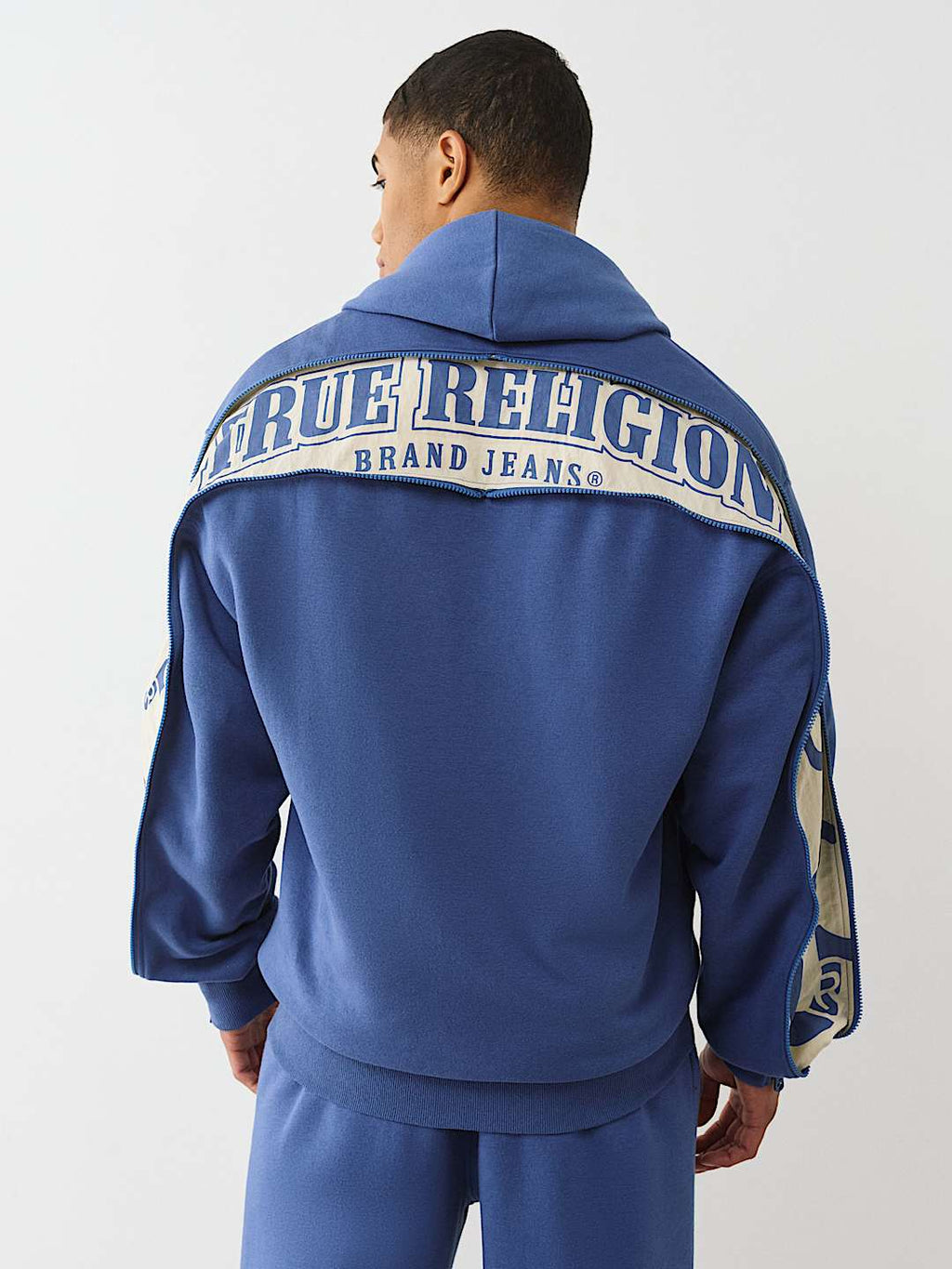 True Religion - ZIP-UP SLEEVE HOODIE