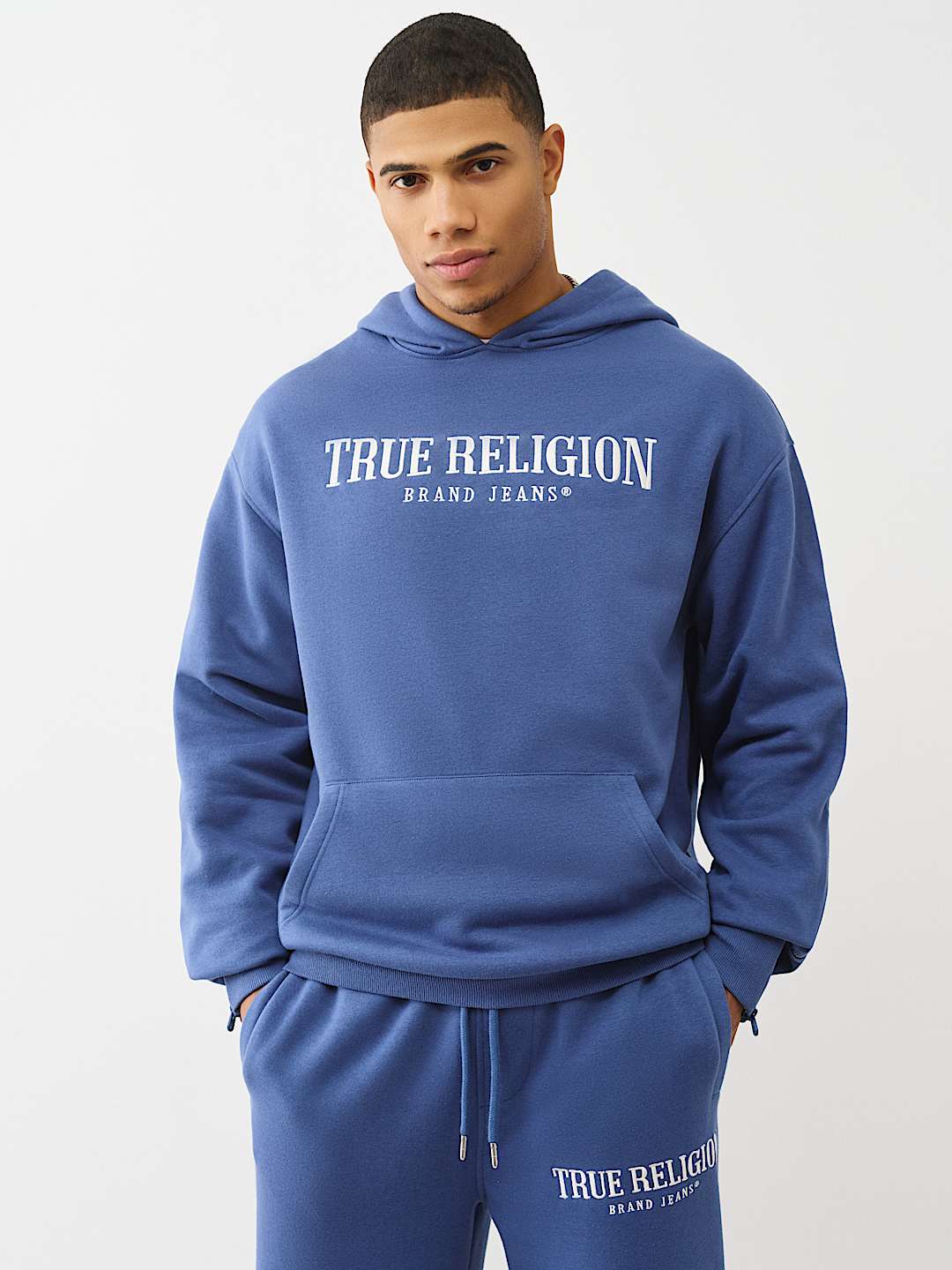 True Religion - ZIP-UP SLEEVE HOODIE