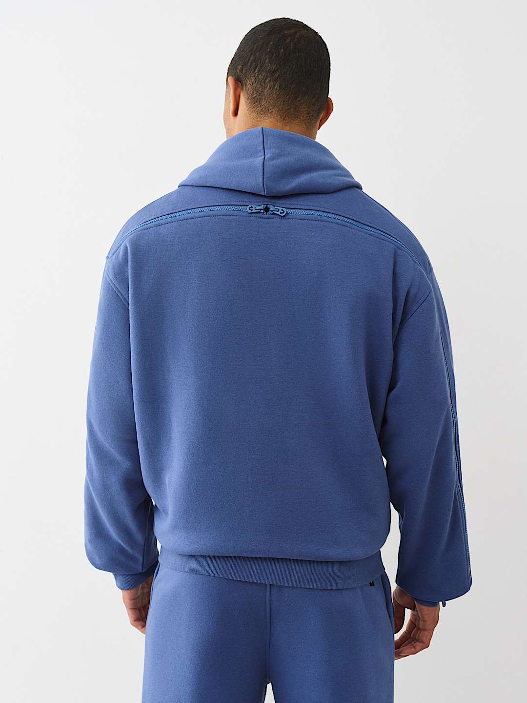 True Religion - ZIP-UP SLEEVE HOODIE