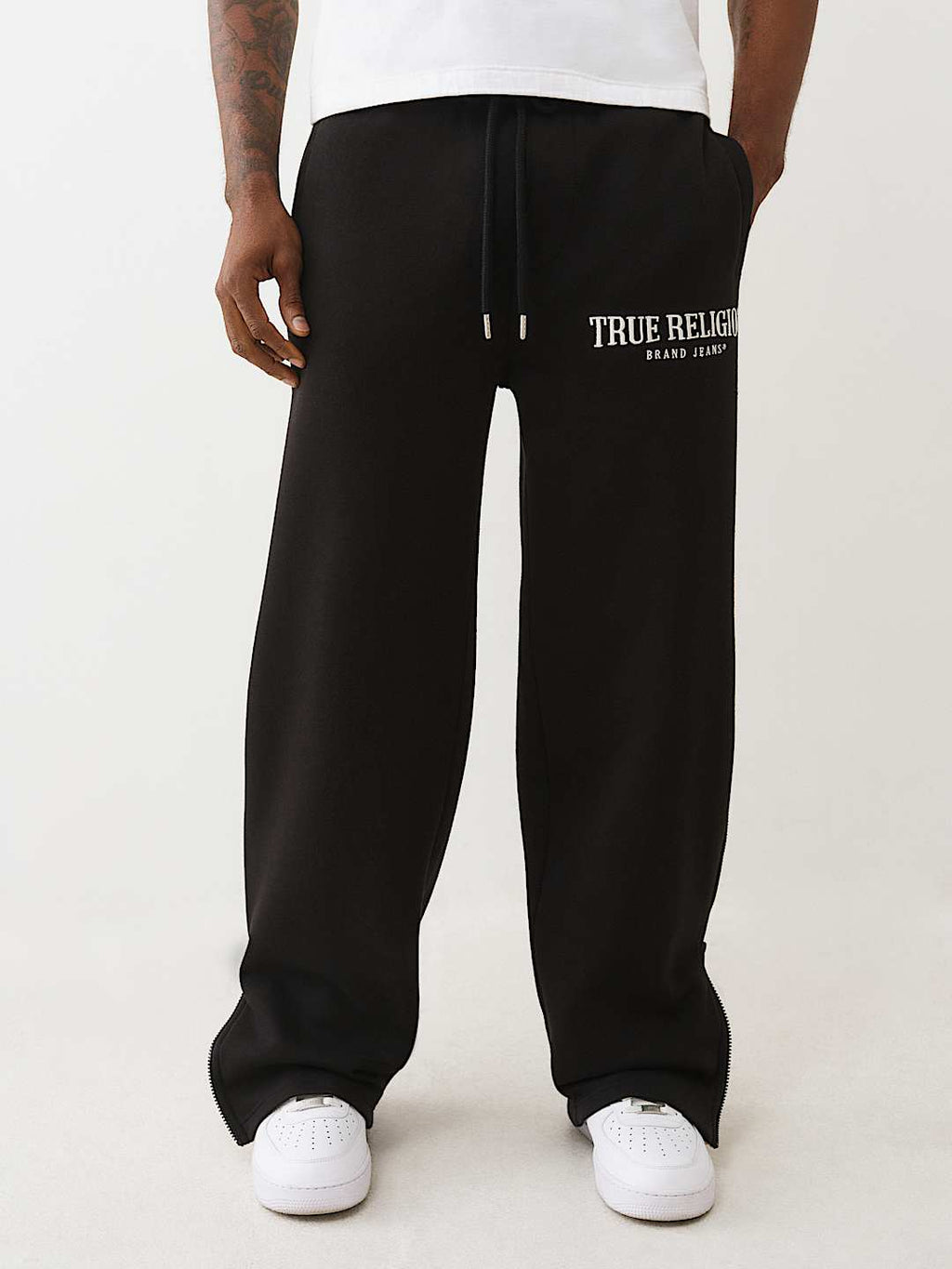 True Religion - ZIP-UP BAGGY SWEATPANT