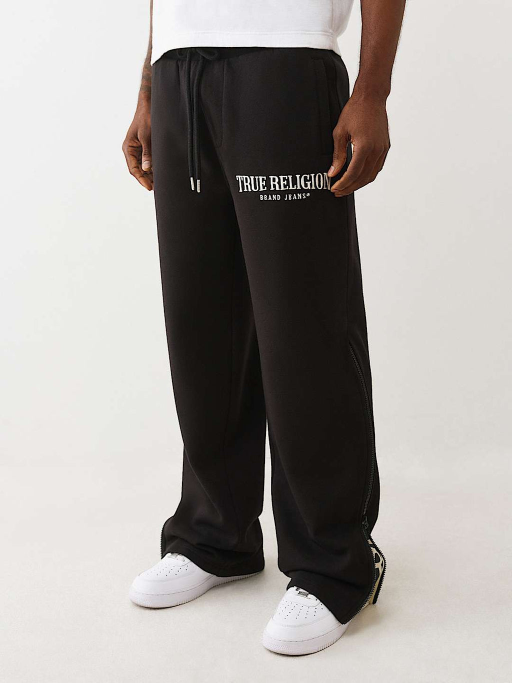 True Religion - ZIP-UP BAGGY SWEATPANT