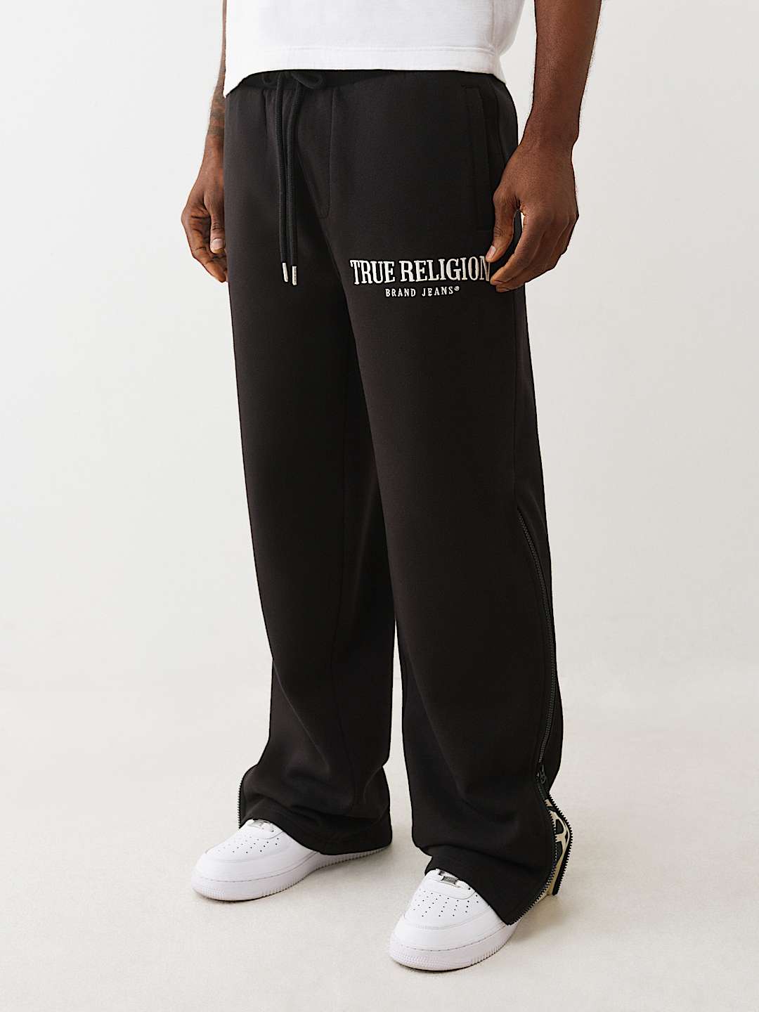True Religion - ZIP-UP BAGGY SWEATPANT