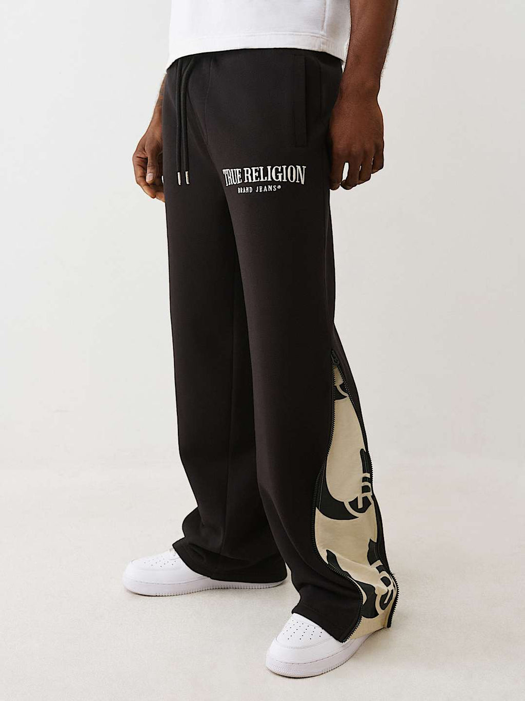True Religion - ZIP-UP BAGGY SWEATPANT